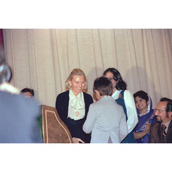 Princess Aliya at the Centenary of Aga Khan III in New York, 1985